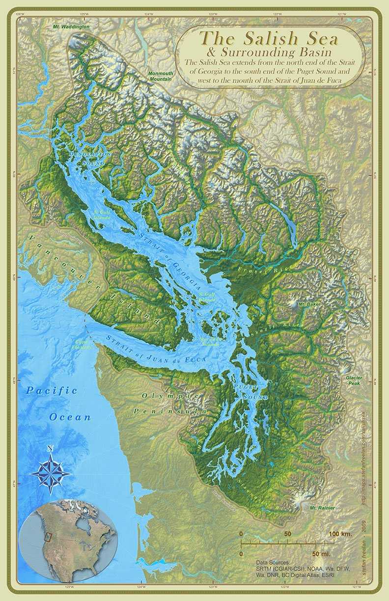 Salish Sea Map